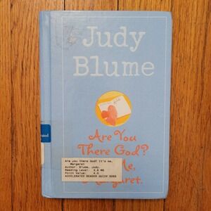 Judy Blume Are You There God Its Me Margaret Hardcover‎ Childrens Book 1986
